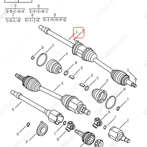 GEELY Axle Shaft OEM 4082048100 / 6600001528 FOR  Coolray