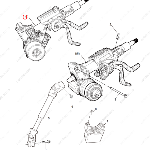 MG Steering column OEM 11470070 FOR  MG HS