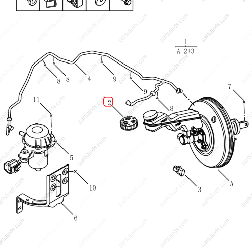 GEELY Brake fluid reservoir cap OEM 4056042300 / 6600137050 FOR  Coolray