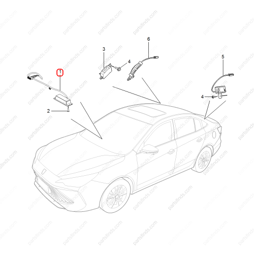 MG Phone antenna OEM 11416298 FOR  MG5