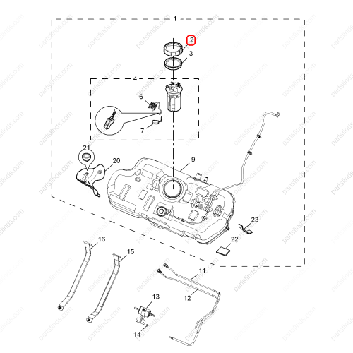 MG Fuel pump seal cover OEM 10066996 FOR  RX5 MG GS