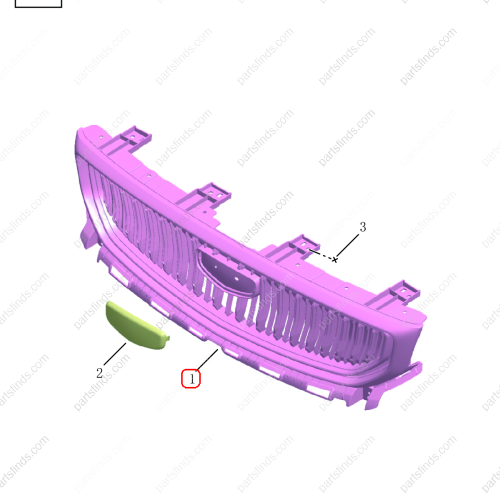 GEELY Front grille OEM 6013045200 / 8889791477 FOR  Emgrand