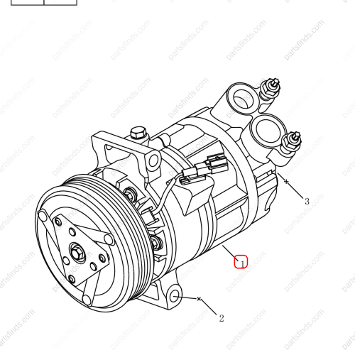 GEELY A/C Compressor OEM 8013008200 / 8888002734 FOR  Coolray