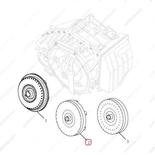 GEELY Hydraulic torque converter OEM 3047502300 / 8889729500 FOR  Emgrand GT