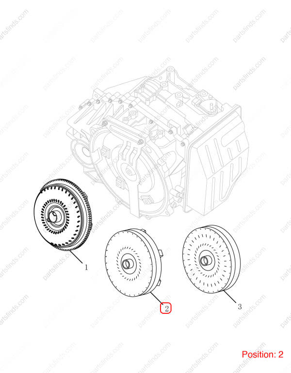 GEELY Hydraulic torque converter OEM 3047502300 / 8889729500 FOR Emgrand GT