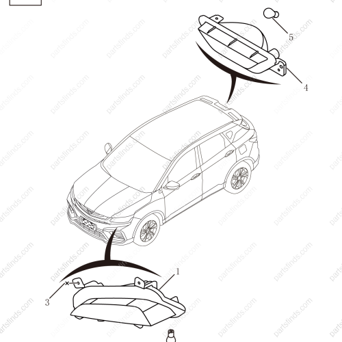 GEELY Light bulb OEM 1017001366 FOR  Emgrand GT