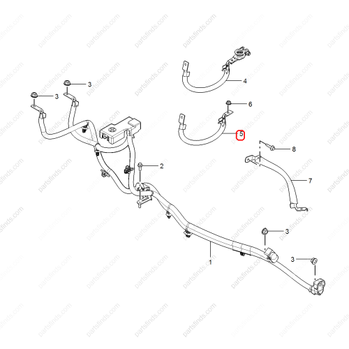 MG Battery cable OEM 11397480 FOR  MG5