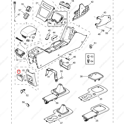 MG Ashtray OEM 50013244ESA FOR  MG350