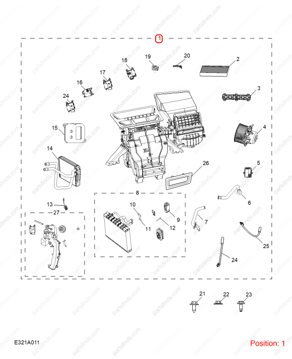 MG Evaporator assembly OEM 10279898 FOR MG GS