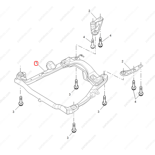 MG Front axle OEM 10309418 FOR  MG HS