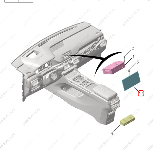 GEELY Monitor OEM 7079038300 / 6600059914 FOR  OKAVANGO