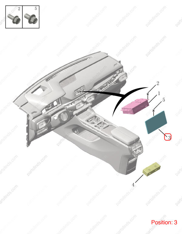 GEELY Monitor OEM 7079038300 / 6600059914 FOR OKAVANGO