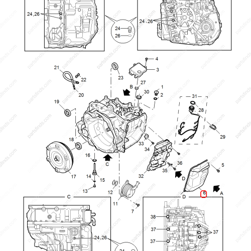 MG Transmission oil pan OEM 10431645 FOR  MG ZS