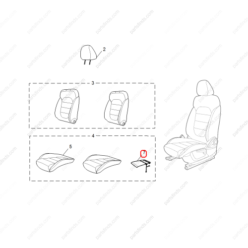 MG Seat heater OEM 10648993 FOR  MG HS