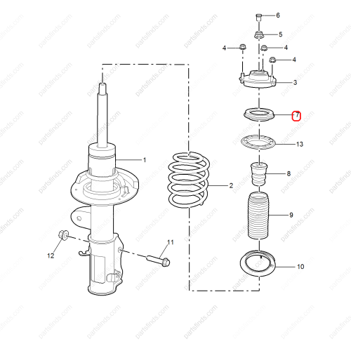 MG Shock Absorber Bearing OEM 10881443 FOR  MG6