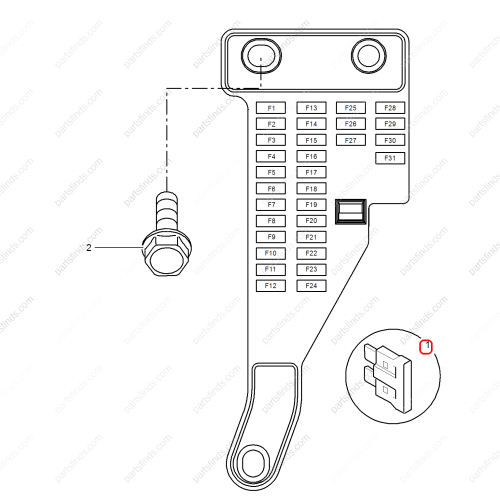 MG Fuses OEM 10192797 FOR  MG350 MG5 MG GS