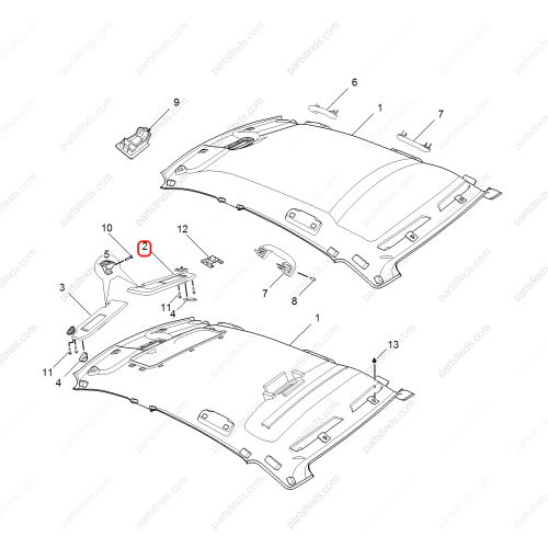 MG Sun visor OEM 10524506ASA FOR  MG6 MG GT RX5