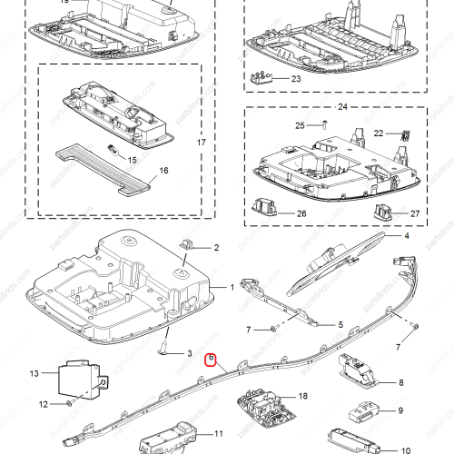 MG Ambient lighting OEM 10448064 FOR  MG HS