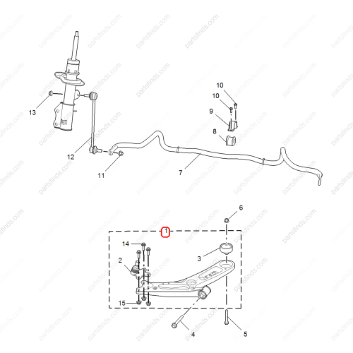 MG Control arm OEM 10133160 FOR  MG6