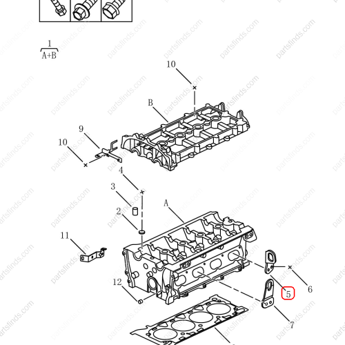 GEELY Engine lifting lug OEM 1025005600 / 1016053860 FOR  OKAVANGO Emgrand X7 Sport