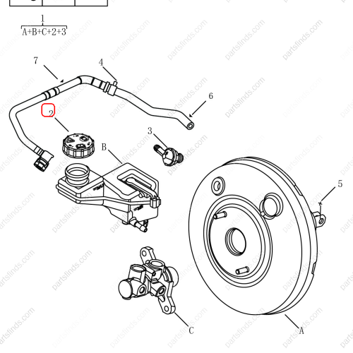 GEELY Brake fluid reservoir cap OEM 4056039500 / 1114000230 FOR  Binrui Emgrand