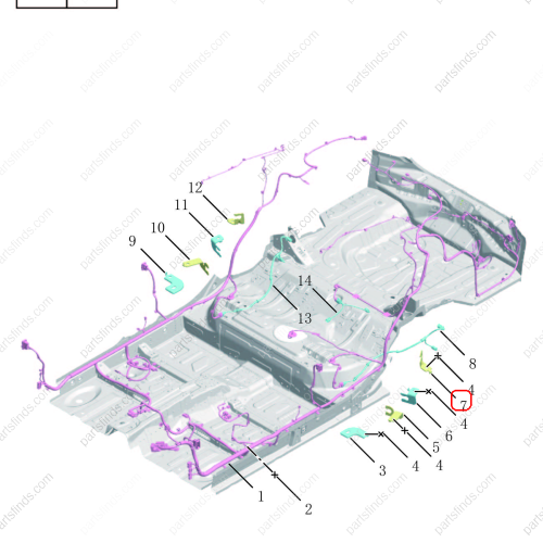 GEELY ABS sensor bracket OEM 7035021300 / 1014028586 FOR  Binrui