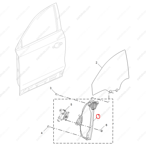 MG Window Regulator OEM 10373041 FOR  MG ZS