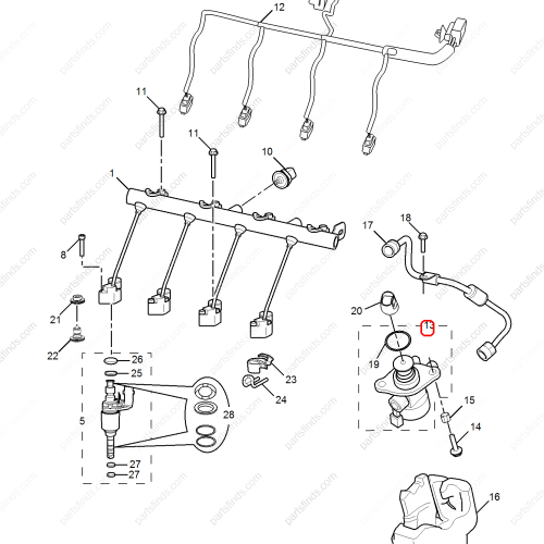 MG High pressure fuel pump OEM 10276958 FOR  MG6 MG5 MG HS RX5