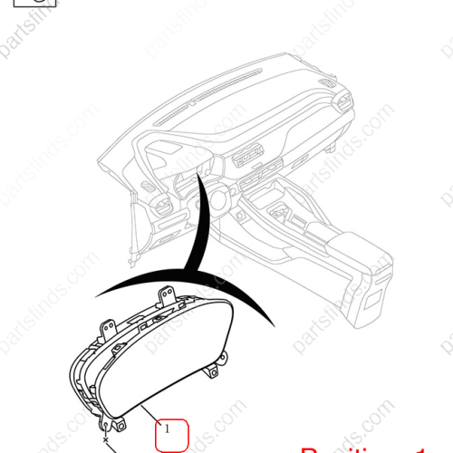 GEELY Combination instrument assembly OEM 7039012800 / 6600003137 FOR  Coolray