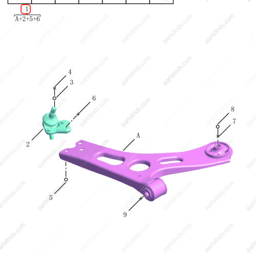 GEELY Control arm OEM 4017523700 / 8890777373 FOR  OKAVANGO