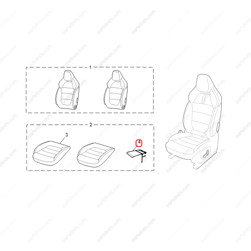 MG Seat heater OEM 10648994 FOR  MG HS