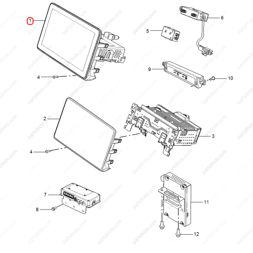 MG Multimedia player OEM 10848174 FOR  MG ZS