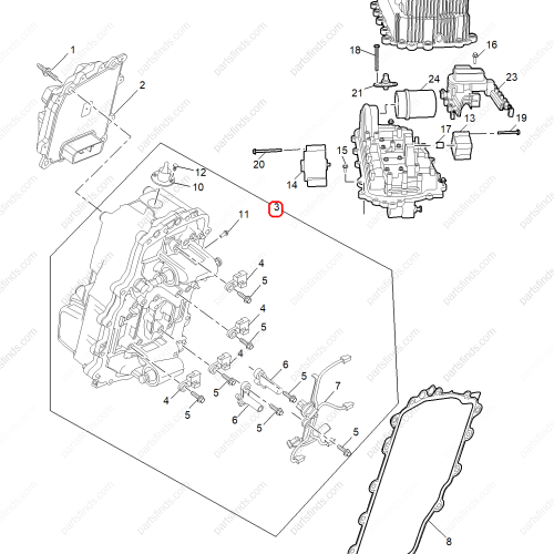 MG Transmission valve body OEM 24276277 FOR  MG6 MG5 MG HS RX5 MG GS