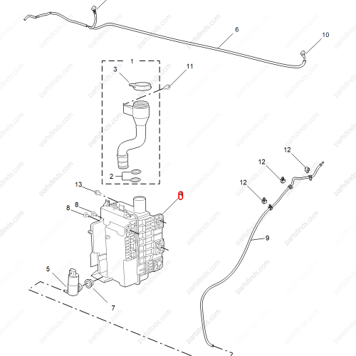 MG Wiper reservoir OEM 11400316 FOR  MG5