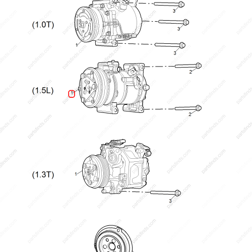 MG A/C Compressor OEM 10230275 FOR  MG ZS MG5