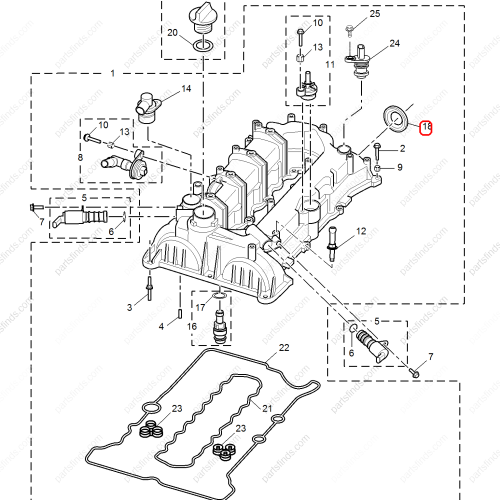 MG Brake vacuum pump oil seal OEM 12638690 FOR