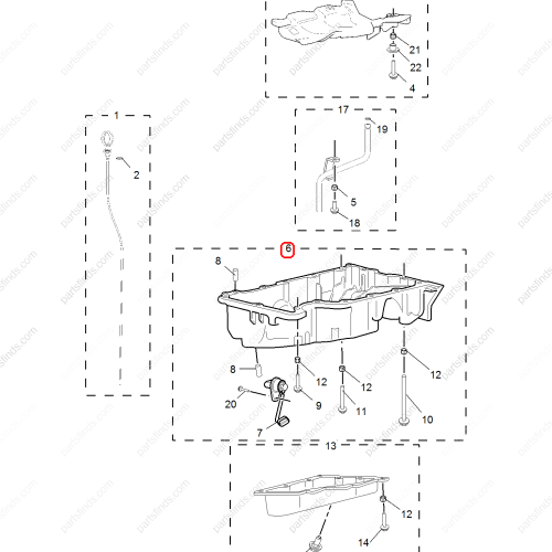 MG Engine oil pan OEM 10235892 FOR  MG6