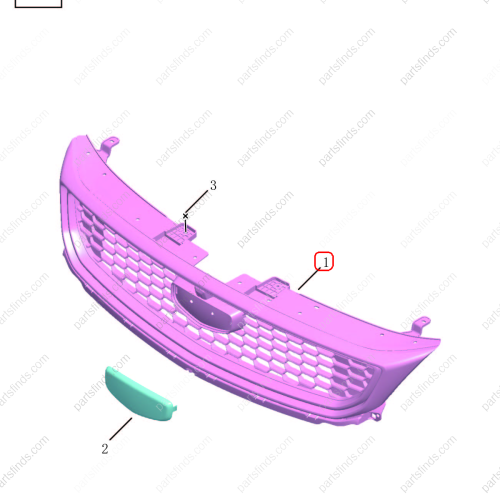 GEELY Front grille OEM 6013038600 / 8890576805 FOR  Binrui