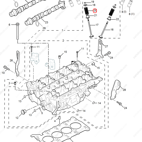 MG Valve spring OEM 12636319 FOR  MG ZS MG6 MG HS MG GT RX5