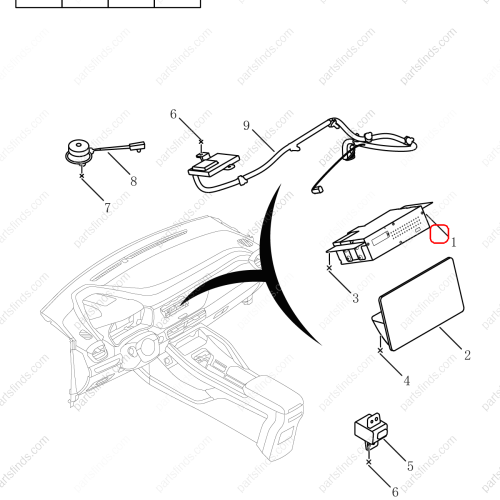 GEELY Multimedia control unit OEM 7079024500 / 6600003443 FOR  Coolray