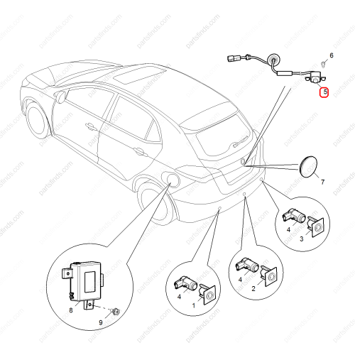 MG Camera OEM 10052778 FOR  MG5