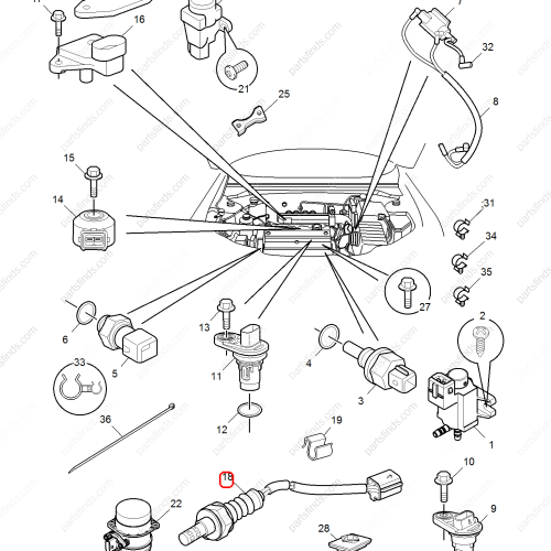 MG Oxygen sensor OEM 10000725 FOR  MG550 MG6