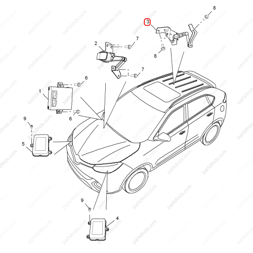 MG Ride Height Sensor OEM 30058950 FOR  RX5 MG GS