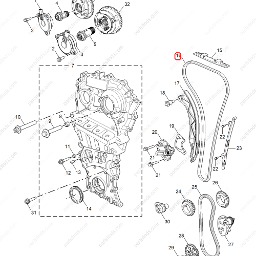 MG Timing chain OEM 10523651 FOR  MG5