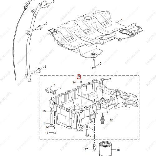 MG Engine oil pan OEM 10773562 FOR  MG5