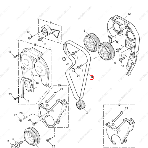 MG Timing belt OEM 10007943 FOR  MG6