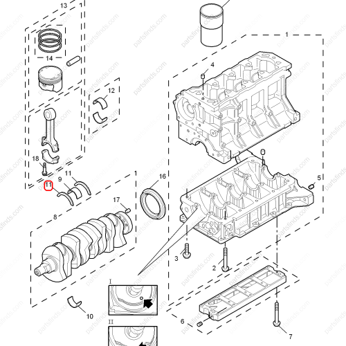 MG Crankshaft Thrust Plate  OEM WAM2492 FOR  MG550 MG6