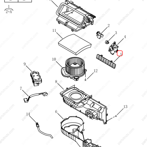 GEELY Air conditioning grille cover OEM 8022027900 / 6600161150 FOR  Tugella