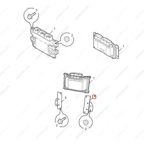 MG Engine computer bracket OEM 10082640 FOR  MG6