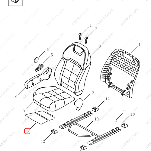 GEELY Seat heater OEM 6075061600 / 1118000140 FOR  Binrui